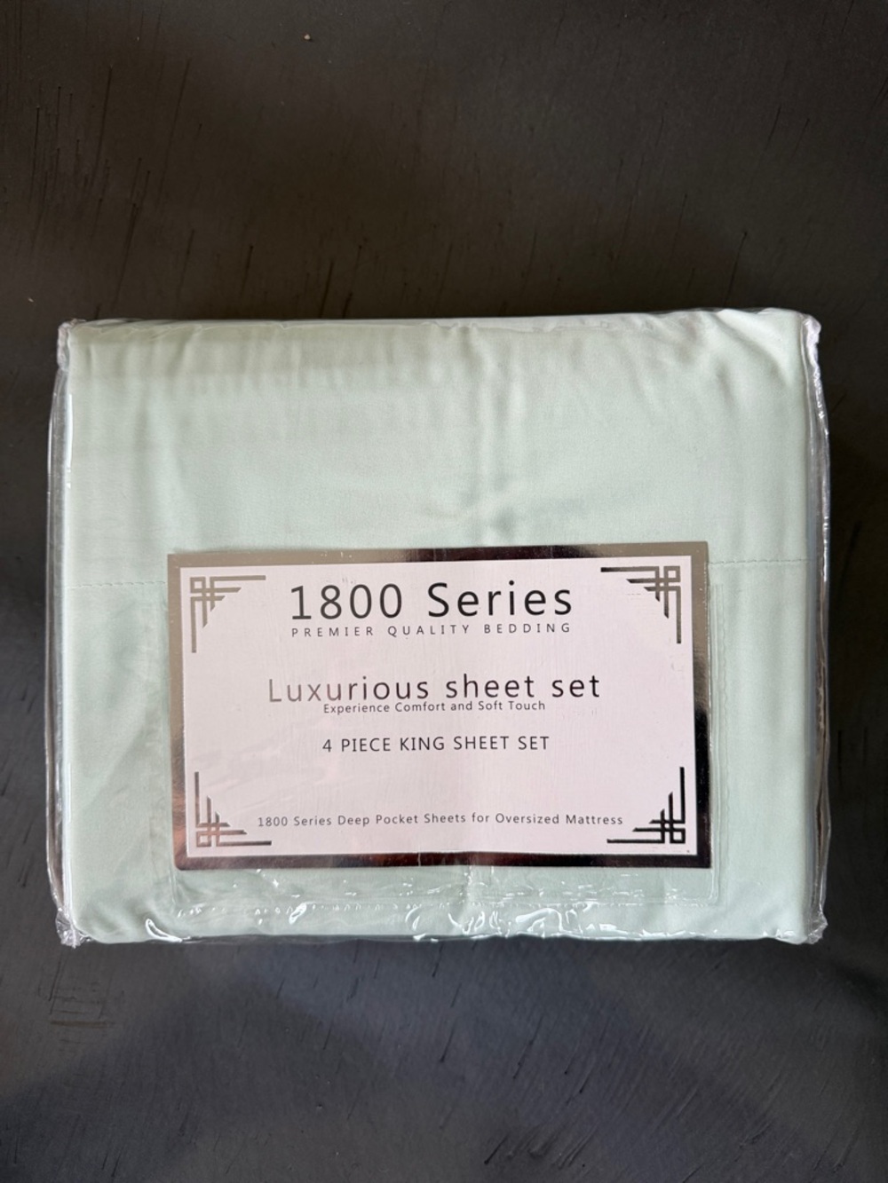 Luxurious Mint Green Sheet Set - King